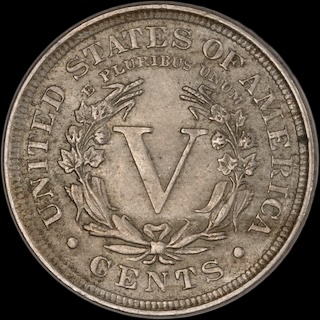 1911 Liberty Head Nickel doubled die obverse DDO showing doubling on date and LIBERTY inscription